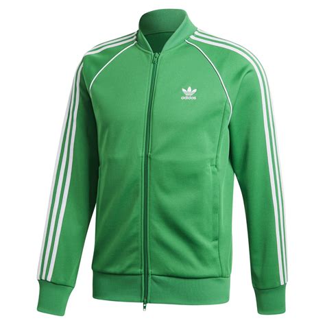 adidas jacke grüne streifen|Grüne Jacken .